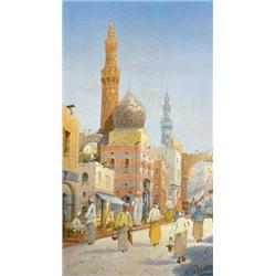 Kaufmann, Karl (1843-1901) - Street of Cairo  