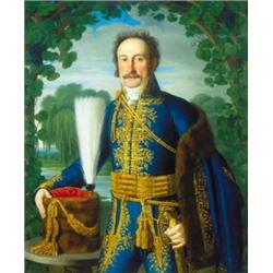 Vilmos Egger (at the beginning of the 19th century) - Portrait of József D. Halász, 1825