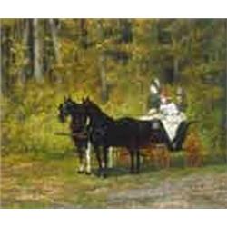 Béla Pállik (1845-1908) - Forest-scene, 1894