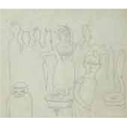 Endre Bálint (1914-1986) - Simultaneous surrealism, 1955