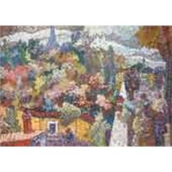 Miklós Farkasházy (1895-1964) - The Parisian Eiffel Tower 