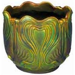 Sarmentuous jardinière, Zsolnay, 1900  