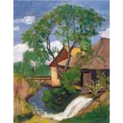 József Klein (1896-1945) - Mill in Baia-Mare, 1919