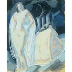 Viktor Rafael (1900-1981) - After bathing, 1942