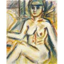 Béla Czóbel (1883-1976) - Woman nude