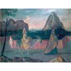 Pál Molnár C. (1894-1981) - Fleeing to Egypt 