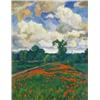 Image 1 : Béla Balla (1882-1965) - Meadow full of poppies after raining 