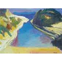 Mihály Schéner (1923-      ) - Bay of Lindos, 2001