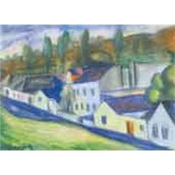 Armand Schönberger (1885-1974) - Provincial street 