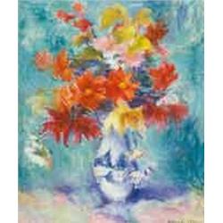 Elemér Vass (1887-1957) - Flower still life, 1933