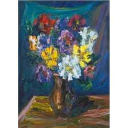 László Holló (1887-1976) - Flower still life