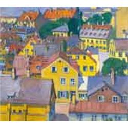 Gyula Kosztolányi Kann (1868-1945) - Viennese roofs 