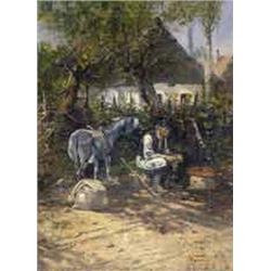 Lajos Kubányi (1855-1912) - Resting, 1897