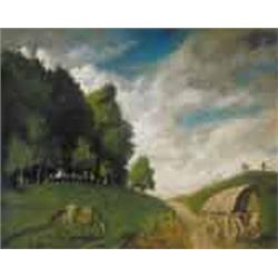 Gyula Rudnay (1878-1957) - Grazing 