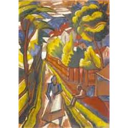 Hugó Scheiber (1873-1950) - Skirts of village