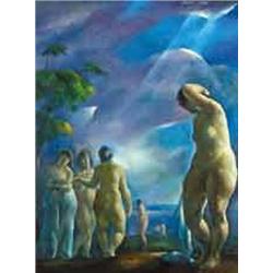 Károly Patkó (1895-1941) - Bathers, 1922