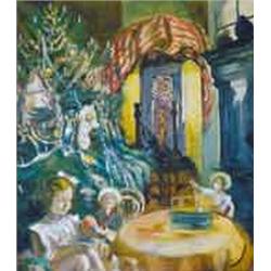 István Csók (1865-1961) - Christmas of Züzü 