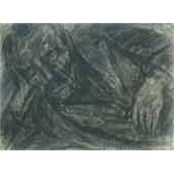 István Nagy (1873-1937) - Thinking self portrait, 1927 körül