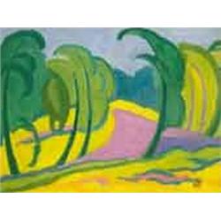 János Mattis Teutsch (1884-1960) - Leaning trees, 1918