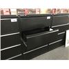 Image 2 : BLACK METAL 4 DRAWER LATERAL FILE CABINET