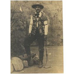 Earliest Known Photograph of Pawnee Bill 1800-1900