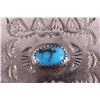 Image 3 : Old Pawn Navajo Silver and Turquoise Brooch
