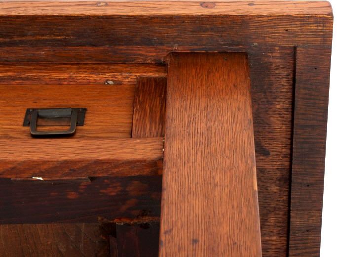 Arts Craft Mission Quarter Sawn Oak Desk 1911 20