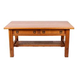 Arts & Craft Mission Quarter Sawn Oak Desk 1911-20
