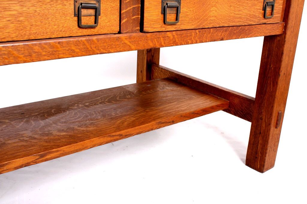 Arts & Craft Mission Quarter Sawn Oak Desk 191120