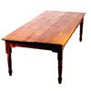 Image 2 : Primitive Farmhouse Harvest Table LARGE