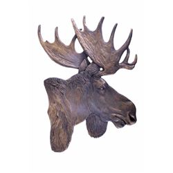 Rick Rowley Original Moose Bronze Sculpture