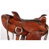 Image 13 : Vintage Western Ornate Tooled Saddle