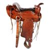 Image 1 : Vintage Western Ornate Tooled Saddle