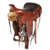 Image 3 : Vintage Western Ornate Tooled Saddle