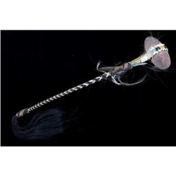 Comanche Beaded & Horsehair War Club 19th Century
