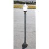 Image 1 : Early Cast Iron & Glass Street Light c. 1900
