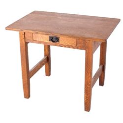 Early Mission Arts & Crafts Oak Occasional Table