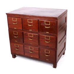 Early 1900's Library Bureau Sole Makers Cabinet