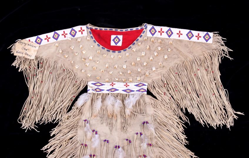 Crow Native American Singing Waters Wedding Dress
