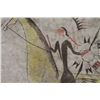 Image 23 : Northern Cheyenne Pictorial Painted Buffalo Robe