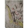 Image 29 : Northern Cheyenne Pictorial Painted Buffalo Robe