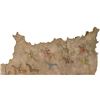 Image 7 : Northern Cheyenne Pictorial Painted Buffalo Robe