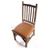 Image 3 : La Lune Collection Rustic Hickory & Leather Chairs