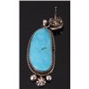 Image 4 : Navajo Sterling Silver & Turquoise Earrings
