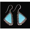 Image 6 : Navajo Sterling Silver & Turquoise Earrings