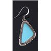 Image 8 : Navajo Sterling Silver & Turquoise Earrings