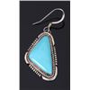 Image 9 : Navajo Sterling Silver & Turquoise Earrings