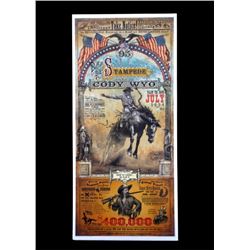 Buffalo Bill Cody Stampede Poster by Bob Coronato