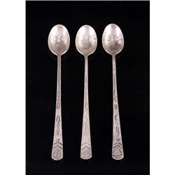 Old Pawn Navajo Sterling Silver Spoons