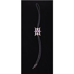 Sterling Silver Sand Cas143t Sugalite Bolo Tie